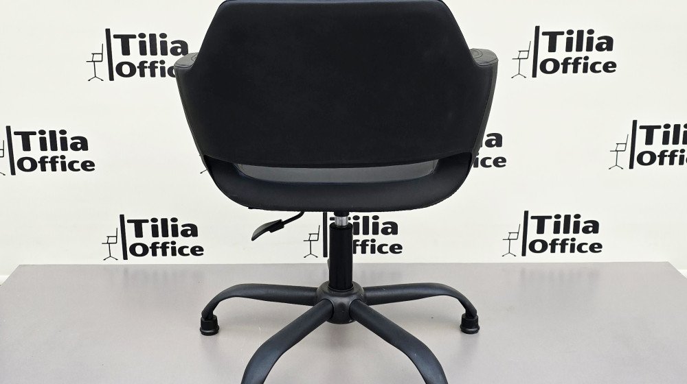 Pasific Çalışma Kuaför Bekleme Koltuğu Siyah Sabit Yonca Ayak